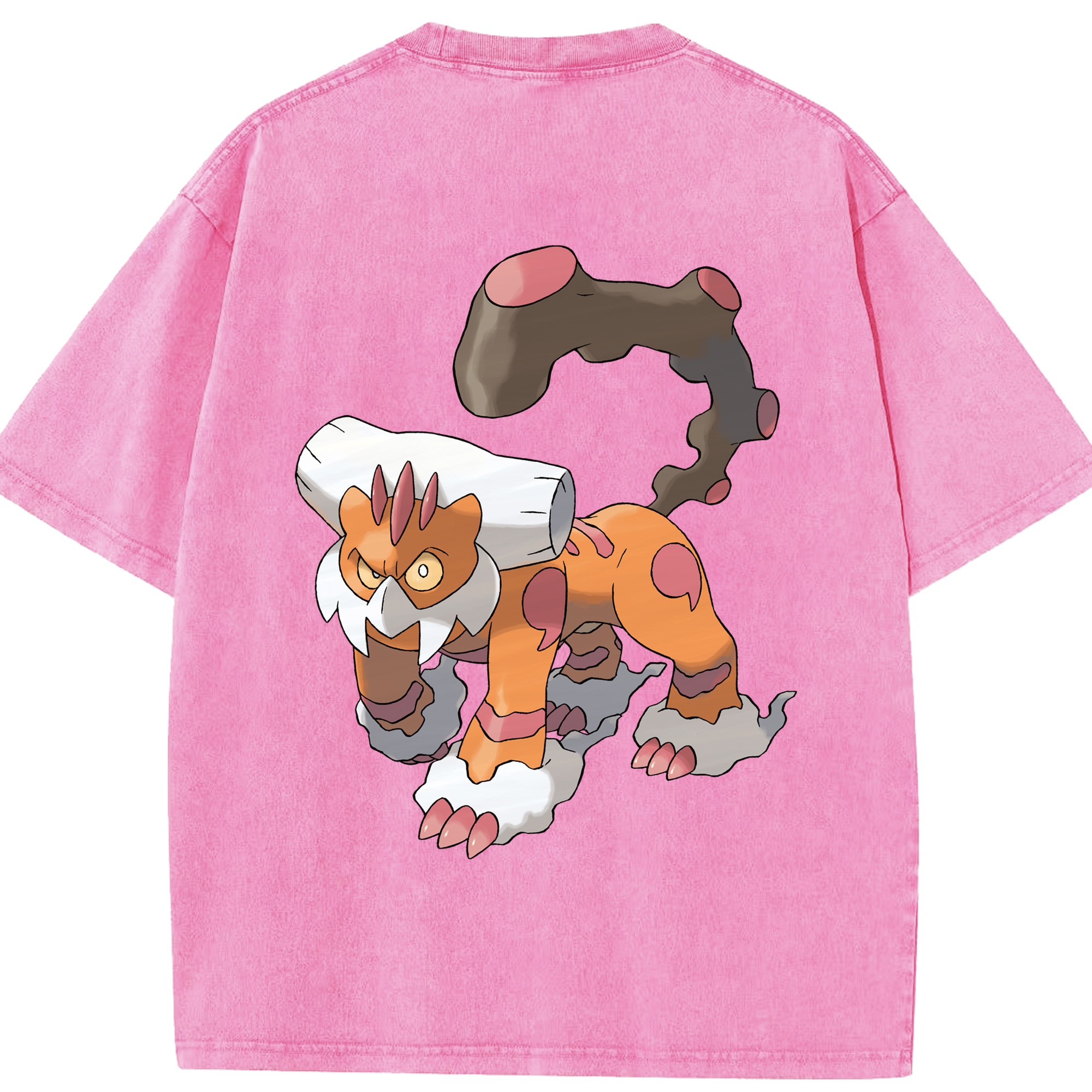 （画像用） ポケットモンスター Pokémon 綿100% ヴィンテージ風 半袖Tシャツ（背面プリント）